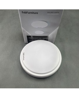 FebFurniture White Pendant Light, LED Ceiling Light